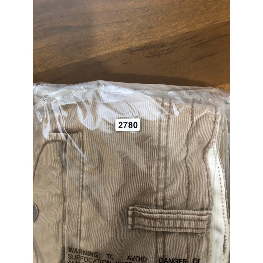 Y2K Levis Pants Men 35x30 (Tag 34x30) Brown Tab Twills Loose Boot Cut Distressed - Picture 9 of 9